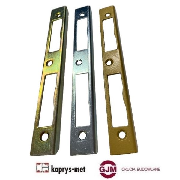 Zaczep do wkładki plastikowej 170x20x8 ocynk biały