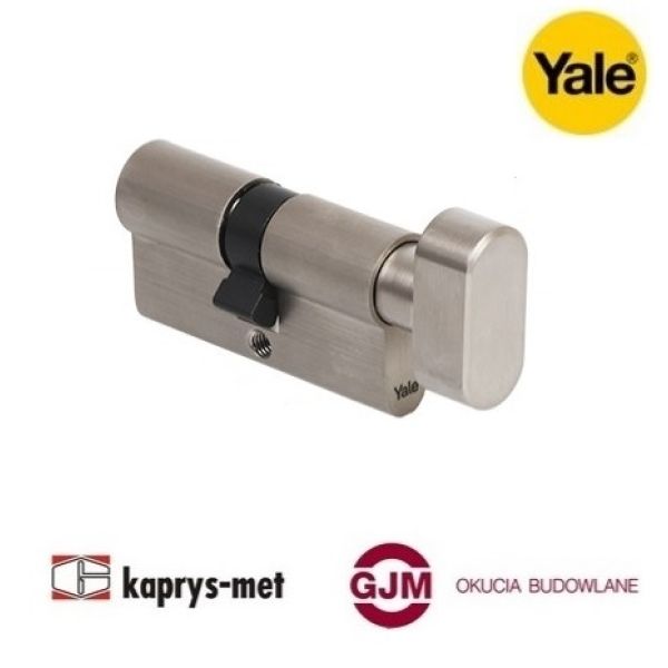 Wkładka Yale Y500 z gałką G70/35 satyna WYCO.(X)
