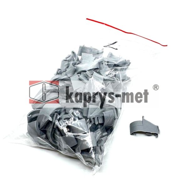 Zaślepka okapnika do listwy przyszybnej ALURON ZM 20 (srebrny) (lewa)