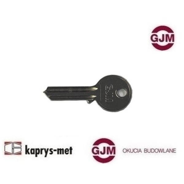 Klucz do wkładki WZ / WZG surowy GJM