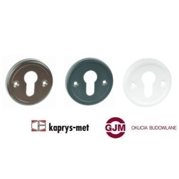 Tarczka malowana na wkładkę ø 62 BAJDA biały