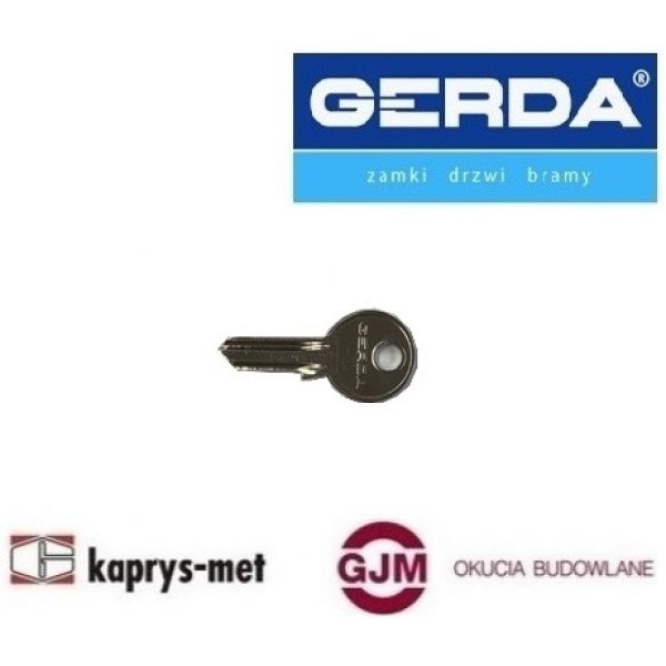Klucz GERDA mosiądz BRASS LINE 20 nr.1