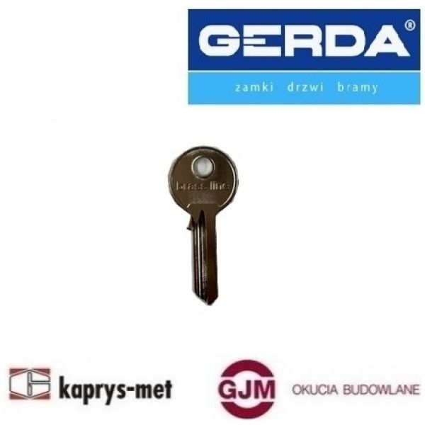 Klucz GERDA mosiądz BRASS LINE 50,60 nr.4