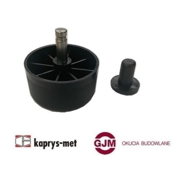 Stopka ślizgacz 55/45mm z trzpieniem i tulejką