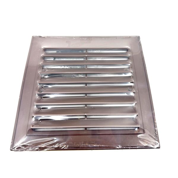 Kratka wentylacyjna skośna 14x14 brąz