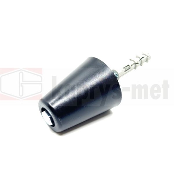 Odbój garażowy drzwi czarny MAXI