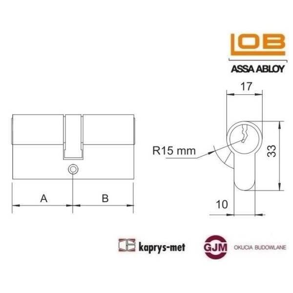 Wkładka Hektor 40/45 nikiel LOB atestowana