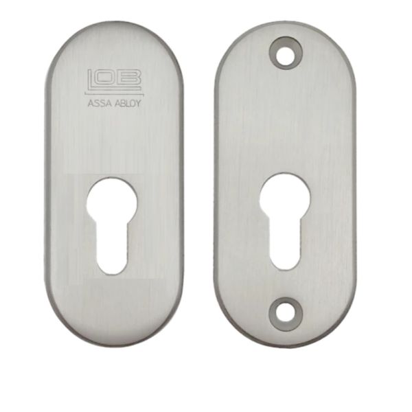 Tarcze LOB (ASSA ABLOY) owalne F6-HERKULES b/z inox