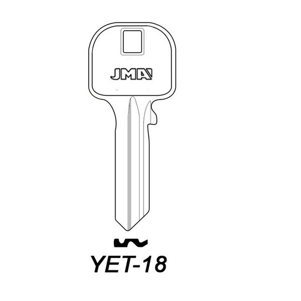 Klucz JMA (YET-18) do wkładek YETI (główka kwadrat)
