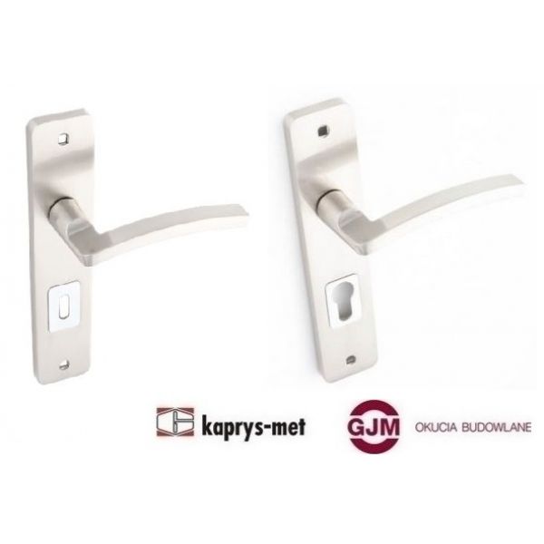 Klamka MADERA 72 na klucz satyna chrom KUCHINOX