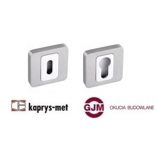 Tarczka MADERA na wkładkę satyna/chrom kwadrat KUCHINOX