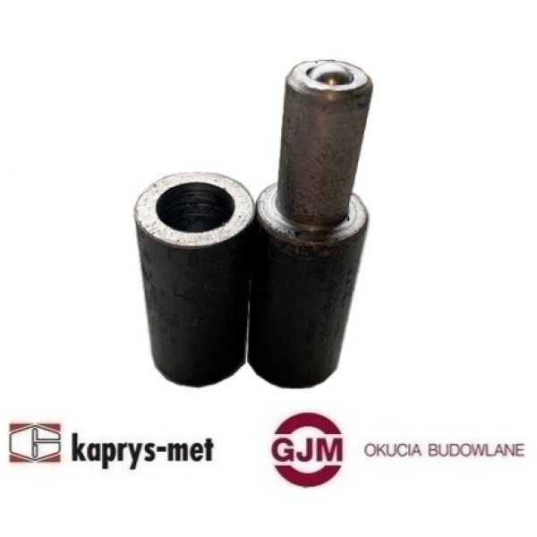 Zawias toczony z kulką 22x90