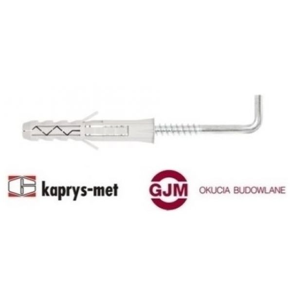 Kołek rozporowy PX-08 z hakiem prostym 8,0 x 40 mm Wkręt-met