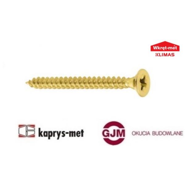 Wkręt BWK 6,0x70 do drewna i płyt wiórowych WKRĘT-MET 6 sztuk