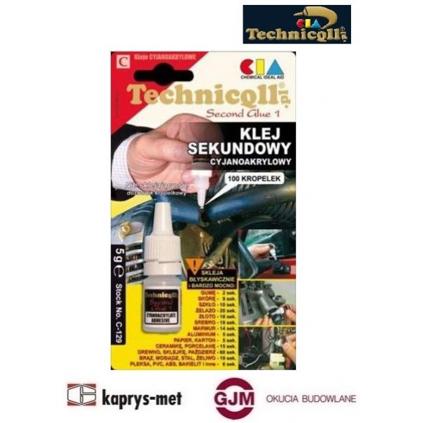 Klej sekundowy C-129 Technicqll