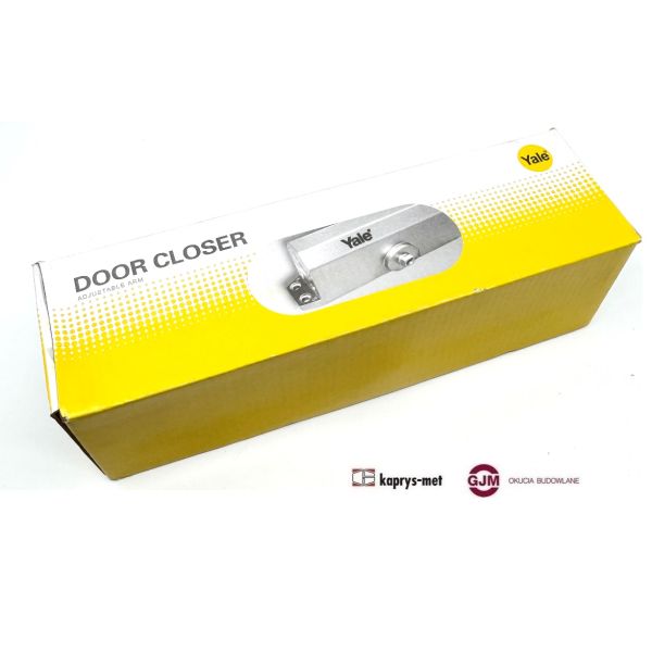 Samozamykacz MP522 YALE / Assa Abloy z ramieniem srebrny