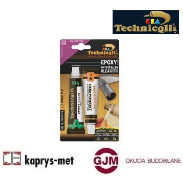 Klej Epoxy naprawczy uniwersalny E-198 Technicqll