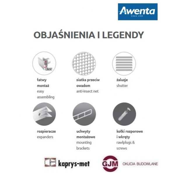 Kratka wentylacyjna T63 classic Awenta