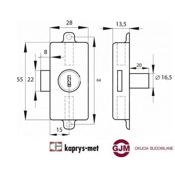 Zamek baskwilowy H-922 SISO-POL