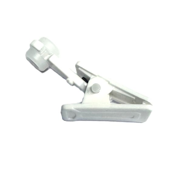 Żabka plastikowa z rolką plastikową biała