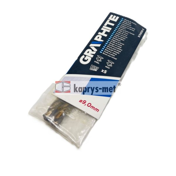 Wiertło kobaltowe 9,0 (A-) GRAPHITE