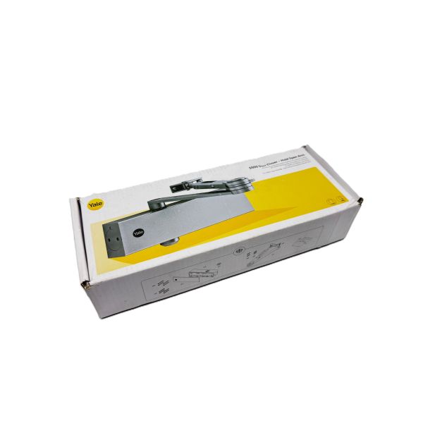 Samozamykacz YALE 5500 z ramieniem z blokadą czarny