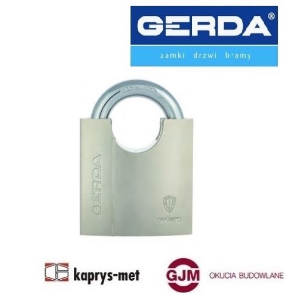 Kłódka GERDA S50 KSWC wzmocniona z chronionym pałąkiem SECURE