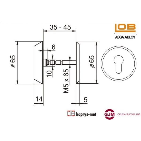 Tarcza drzwiowa MT04 LOB