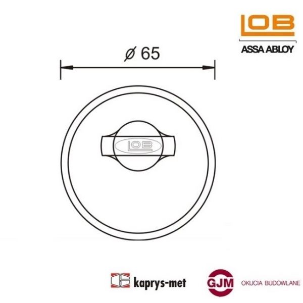 Tarcza drzwiowa MT10 LOB (WC)