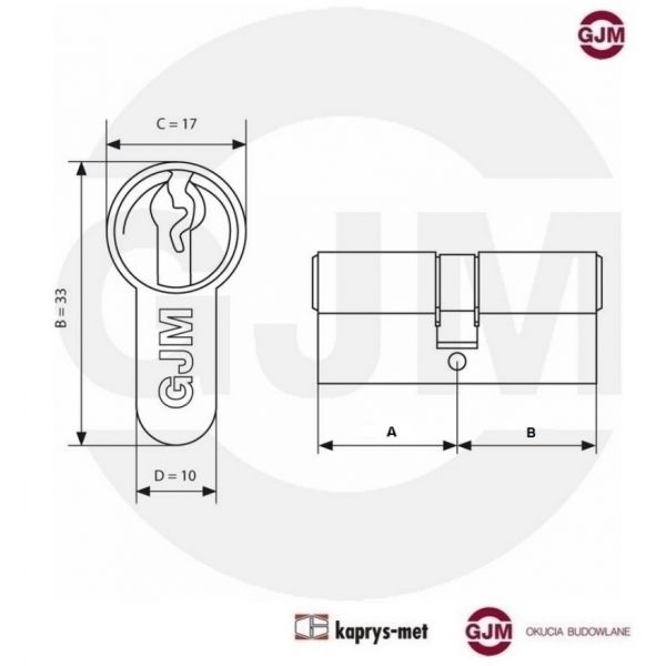 Wkładka 35/45 GJM WZ nikiel