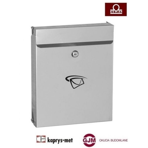 Skrzynka na listy wewnątrzlokalowa S01N SZABLO nierdzewna