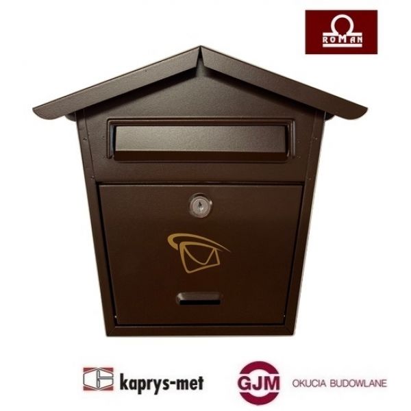 Skrzynka na listy wewnątrzlokalowa SD-1 SZABLO brąz