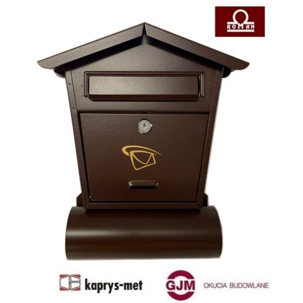 Skrzynka na listy wewnątrzlokalowa SDT-1 SZABLO brąz