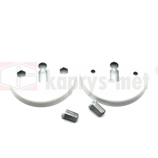 Tarczka malowana na klucz ø 62 BAJDA biały