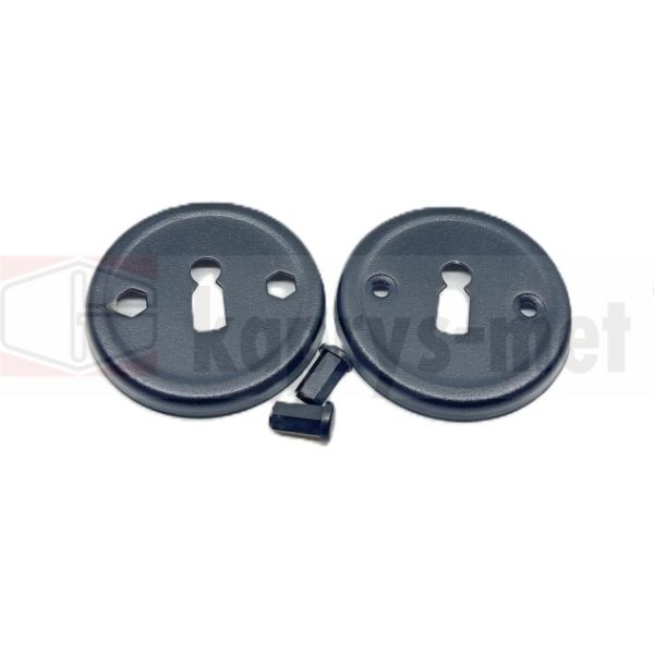 Tarczka malowana na klucz ø 62 BAJDA czarny