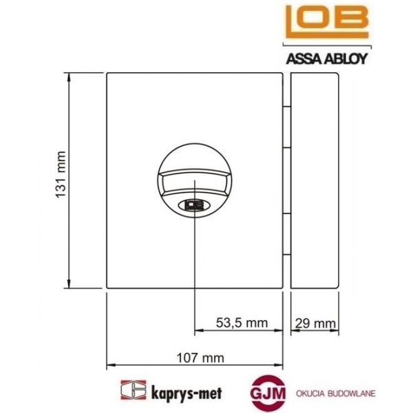 Zamek wierzchni YETI XT (TA601) brąz LOB ASSA ABLOY - atest klasa 7