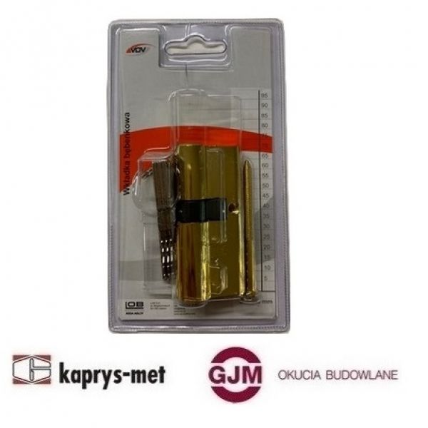 Wkładka bębenkowa 30/35 mosiądz VDV