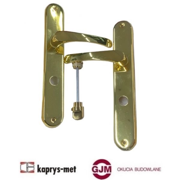 Klamka drzwiowa biszkopt classic 72 WC mosiądz SCHAFFNER