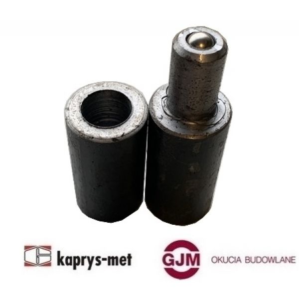 Zawias toczony z kulką 30x120